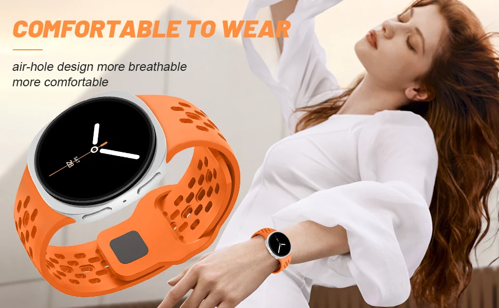 Sportarmband für Samsung Galaxy Watch 8 Armband 40/44mm Armband Correa Galaxy Watch 8classic 46mm Silikonarmbänder Zubehör – Detail 2