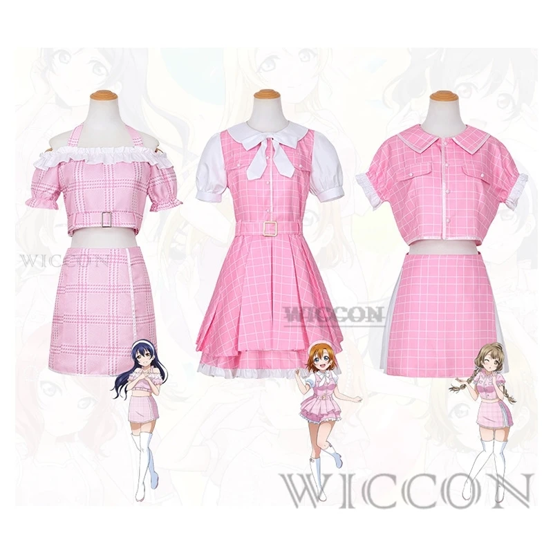 

Anime LoveLive Cosplay Costume Love Live Kotori Minami Umi Eli Honoka Kousaka Lolita Skirts Cosplay Halloween Party Outfit Women