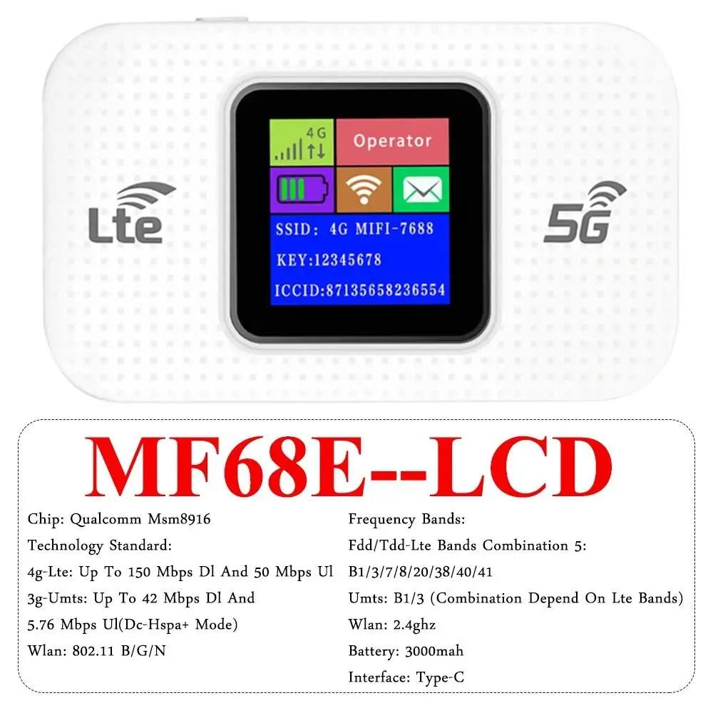 3000mAh 4G LTE هوت سبوت راوتر 150Mbps جيب صغير موبايل هوت سبوت العالمي بطاقة Sim راوتر إنترنت لاسلكي السفر عبر الإنترنت