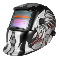 Professional Solar Energy Auto Darkening Welding Helmet Welding Welder TIG MIG Grinding Mask Robot Style