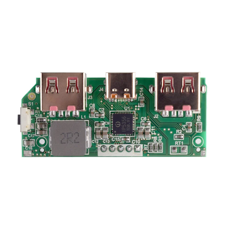 1st 5V 3a Lithium Batterij Digitaal Display Snel Opladen Module TYPE-C Micro Usb Oplader Board