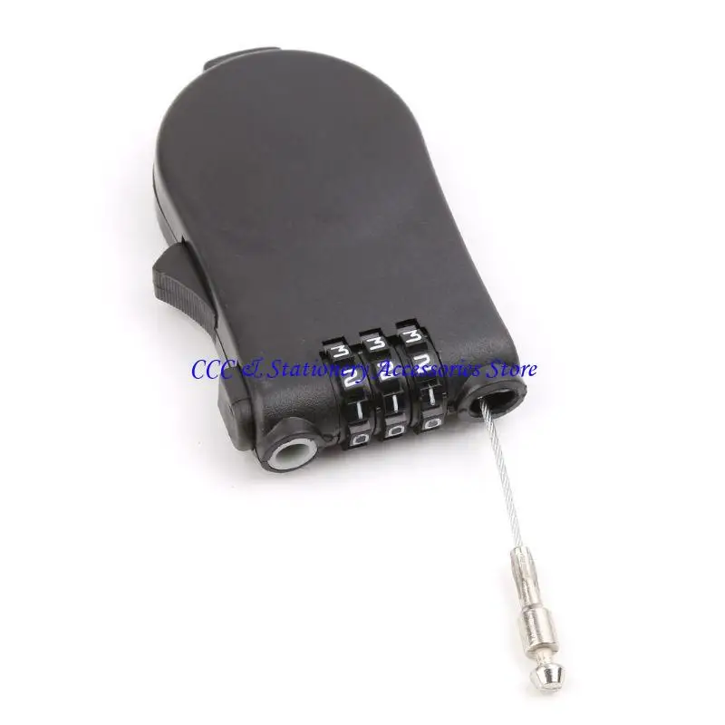 

Q1JC Retractable Wire Rope Password Lock Combination Coded Locker Outdoor Keyed Padlo