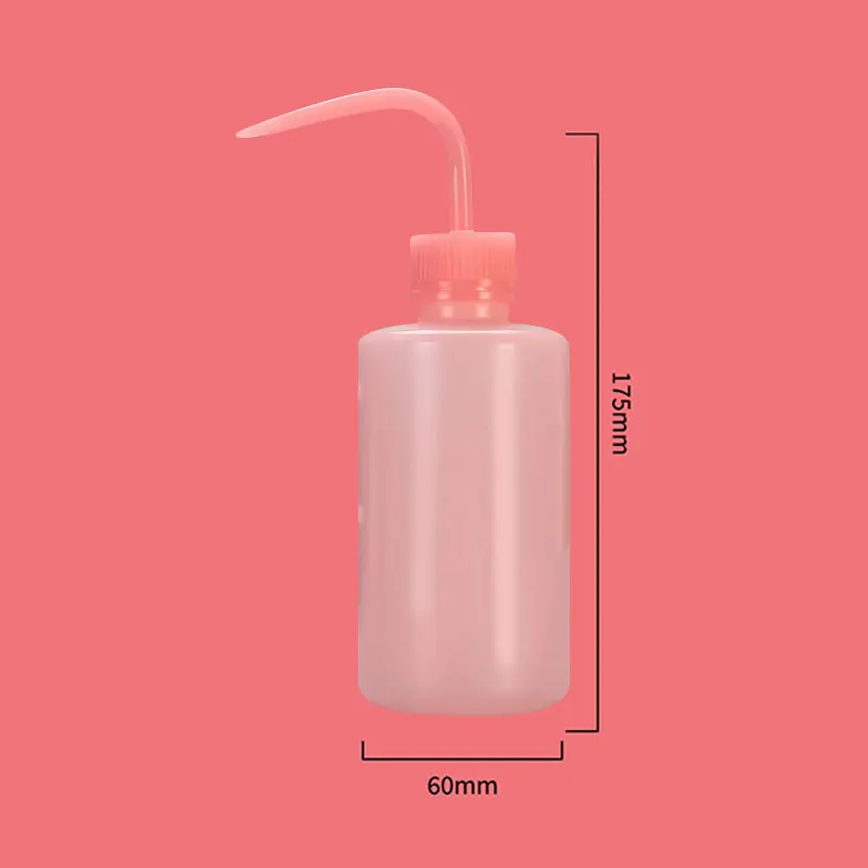 1pcs 250ml Eyelash Extension Elbow Flush Bottle Wash Squeeze Bottle Non-Spray 3 Colors Tattoo Diffuser Soap Supply Wash Bottle