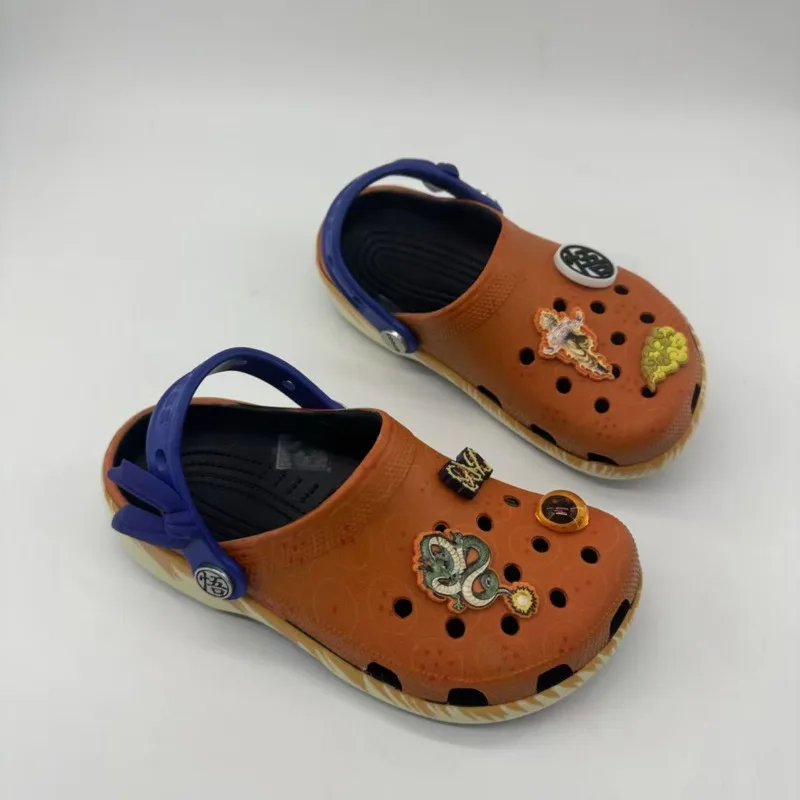 Dragon Ball Son Goku Sandalen, kreative, stylische Cartoon-Print Unisex-Slipper, weich, rutschfest, für draußen geeignet, geschlossene Zehenpartie. – Detail 5