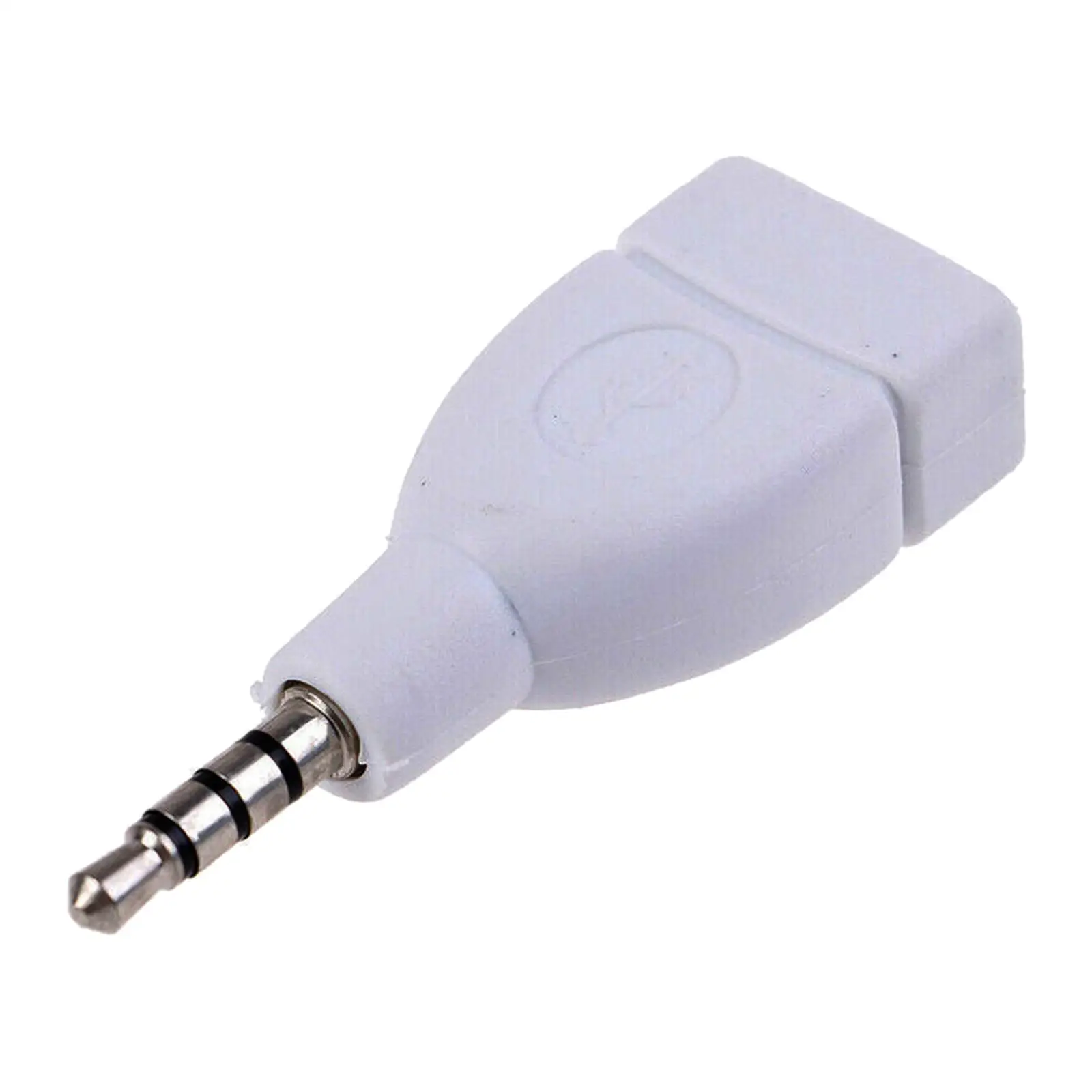 Car MP3 AUX Adapter Cable 3.5mm Male to USB 2.0 Female Plug Converter for Auto Stereo USB Flash Drive