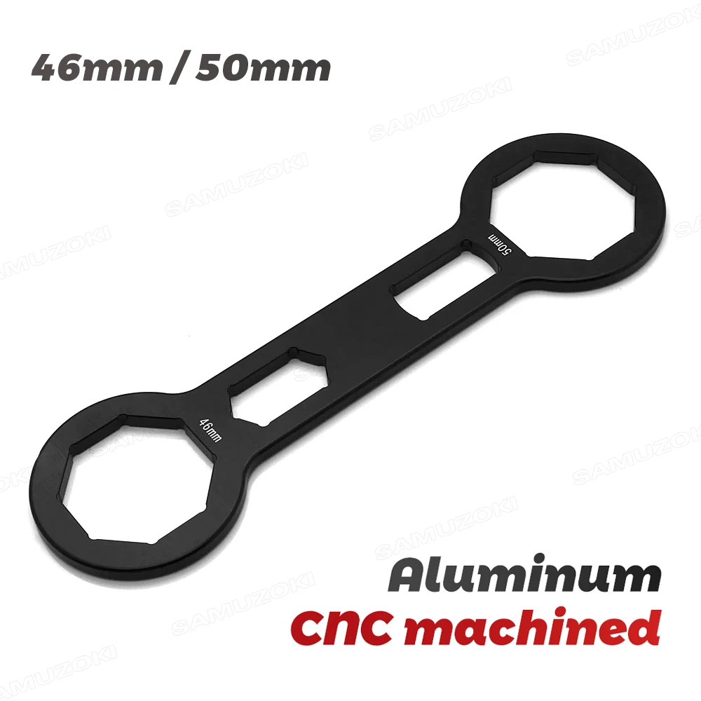 46/50mm Motorcycle Fork Cap Wrench Tool For Honda CRF150R KAWASAKI SUZUKI Yamaha HUSQVARNA Front Shock Absorber Remove Wrench