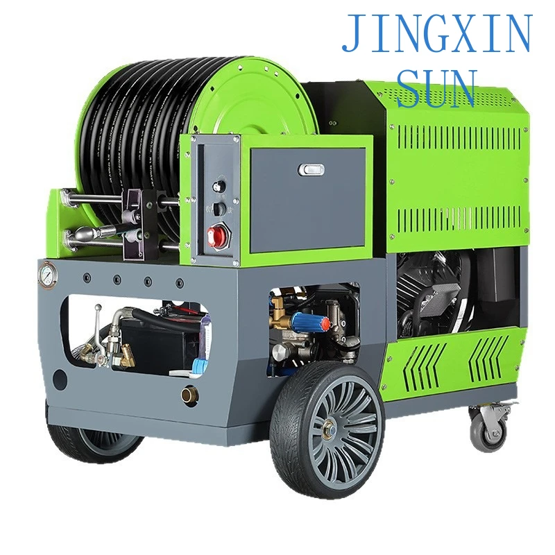 High Pressure Dredging Pipe Cleaning Machine for 4 Cylinders 6 Cylinders Sewer Drainage System Super Large Flow High Pressure