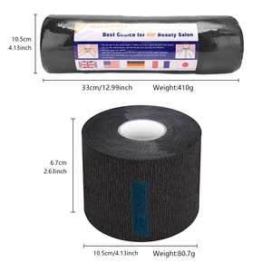 Disposable hairdresser haircut necklace, cover cover, neck paper roll, wrap cut, accessory apron, professional neck 11 MAIN SALES BARBEIRO COVER - №9