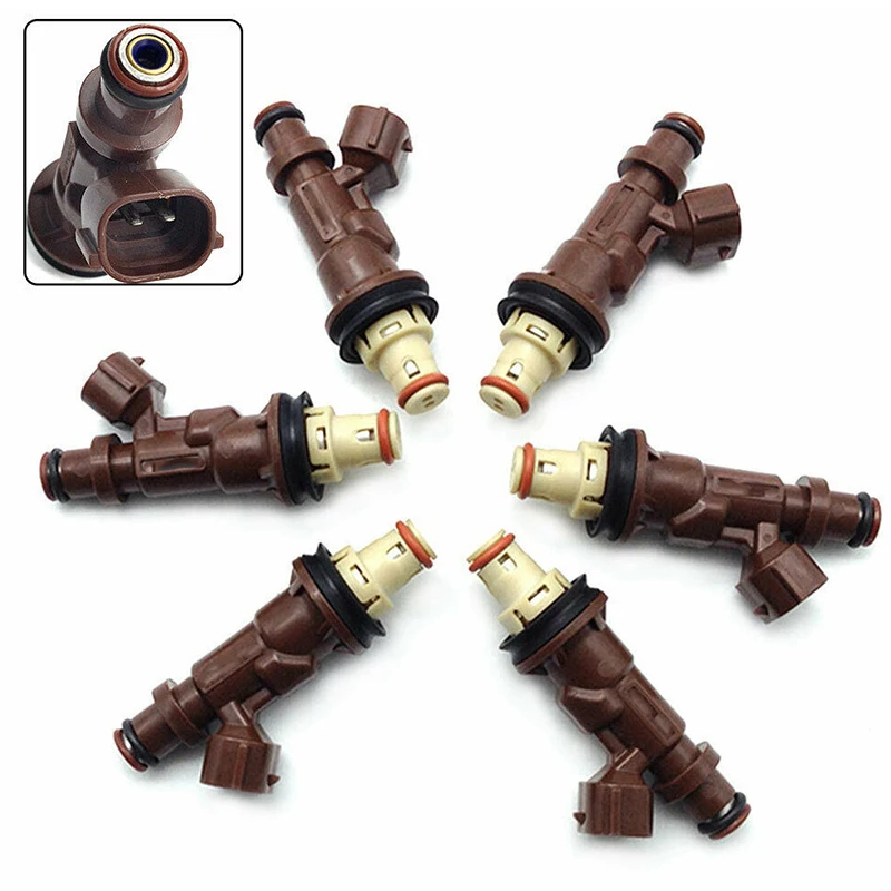 

6 pieces 23250-62040 23209-62040 For Toyota Land Cruiser VZJ95 Prado 3400 fuel injector 2320962040