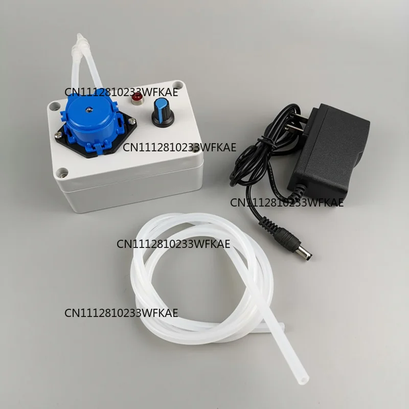 Miniature peristaltic pump self-priming pump circulation metering pump laboratory food grade 10-70ML/adjustable with foot switch