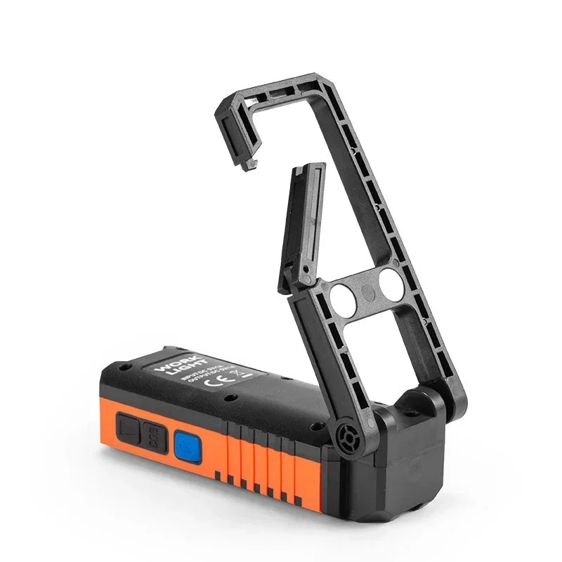 LED 작업등 COB 충전식 작업등(자석 베이스, Bluetooth 호환 스피커, 후크, LED 손전등 검사 포함)