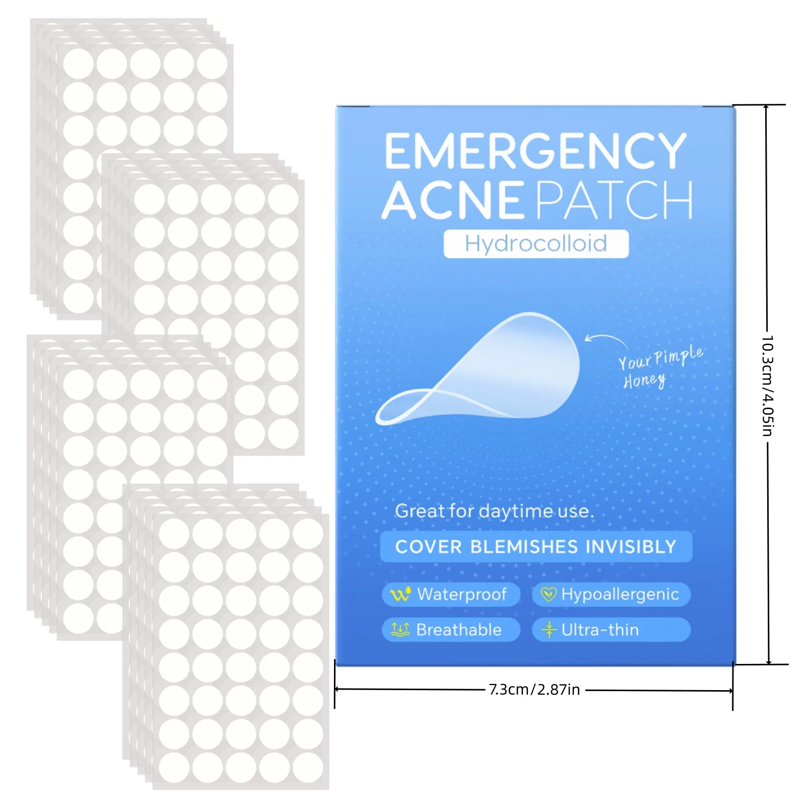 200/400/600/800Piece Acne Patches with Tea Tree Oil - Covers Blemishes & Deep Cleansing, Perfect for Facial & Skin Imperfection