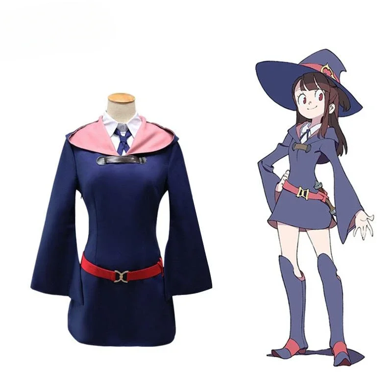 

2025 Anime Little Witch Academia Academy Diana Cavendish Cosplay Costumes Dress Uniform Hat Cosplay For Women Halloween 2025