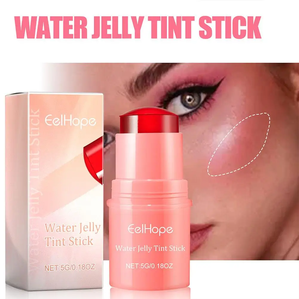 Water Jelly Tint Stick Lipgloss Blush 2-In-1 Getinte Lippenbalsem Water Lippenstift Melk Hydraterende Lipgloss Schoonheid Lippen Tint Make-Up