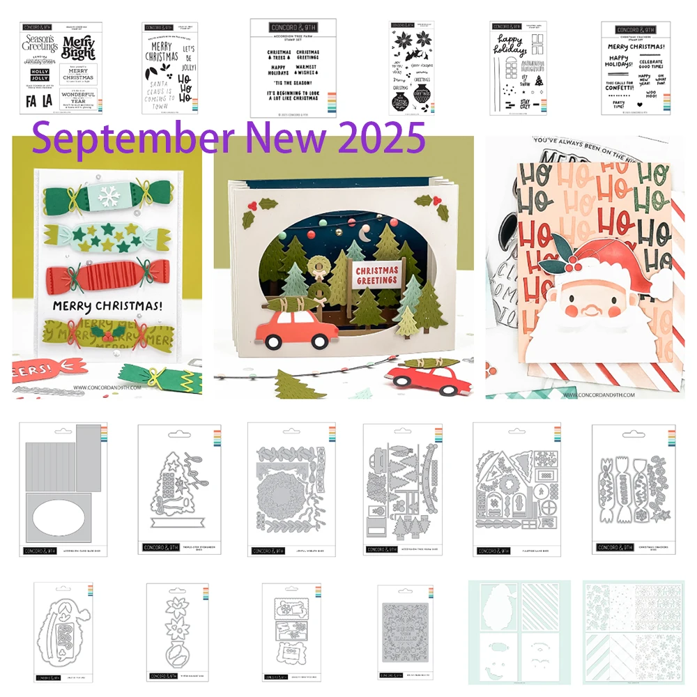 

Рождественская подарочная коробка, металлические штампы, штампы, трафарет для DIY, скрапбукинг, украшение для дневника, поздравительная открытка, шаблон для тиснения, новый