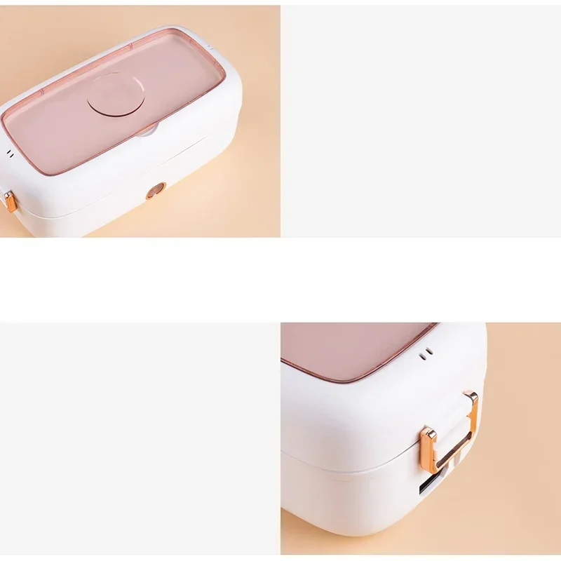 USB Portable Electric Lunch Box 5V Car Truck Camping Work School 220V Food Heated Warmer Container Stainless Steel Set