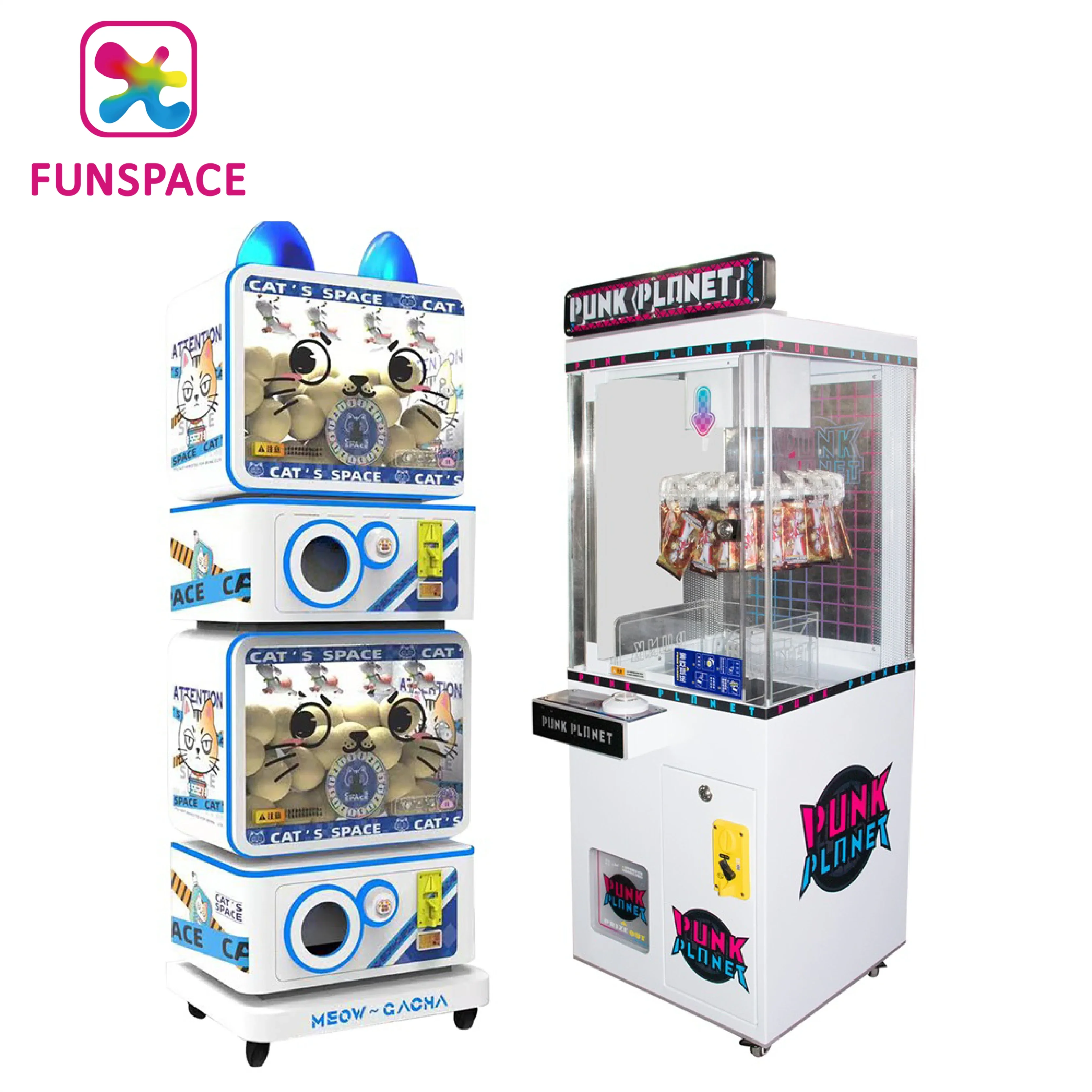 Funspace Doll Park Máquina de garra Arcade que funciona con monedas, juego de casa de juguete, máquina de grúa con aceptador de facturas a la venta