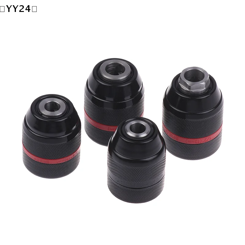 Keyless Metal Ratchet Drill Chuck,Self-Locking Chuck,10mm 13mm,Quick Change Conversion, Drill Bit Taps Socket&Screwdriver〔YY24〕