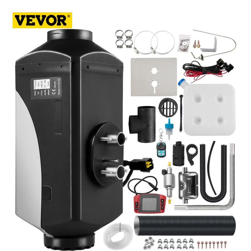 VEVOR – chauffage à Air Diesel 5kw 12V, réservoir 10l, interrupteur LCD, télécommande, 5000W, pour