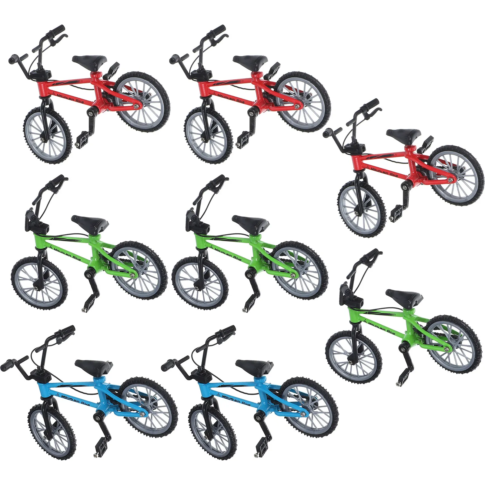 

Набор из 8 миниатюрных велосипедов из алюминиевого сплава: креативный дизайн, реалистичные детали, украшение для рабочего стола, дома, офиса, подарок, декоративные элементы