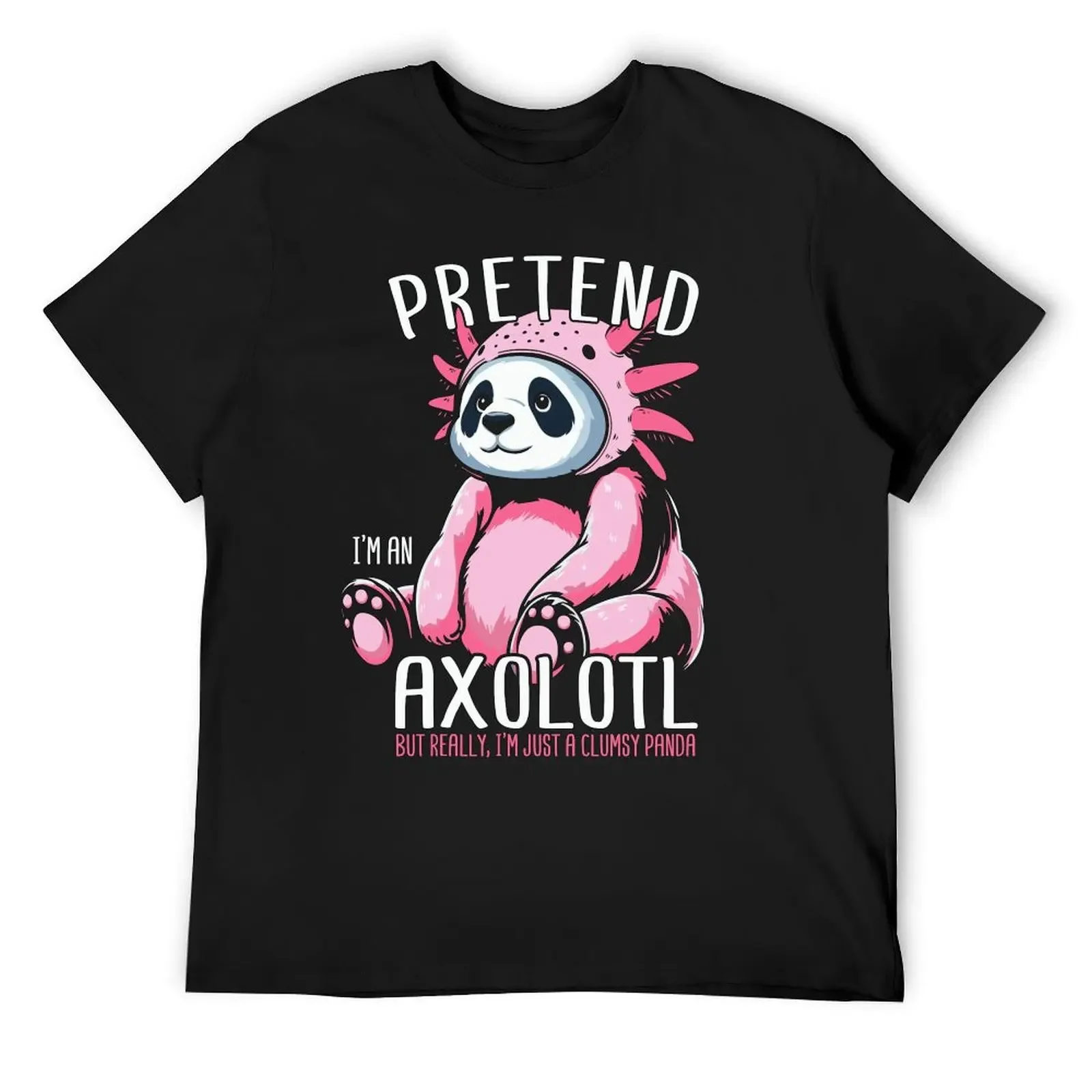 

Axolotl Panda #6405 T-Shirt hippie clothes anime tshirt sweat shirts, men