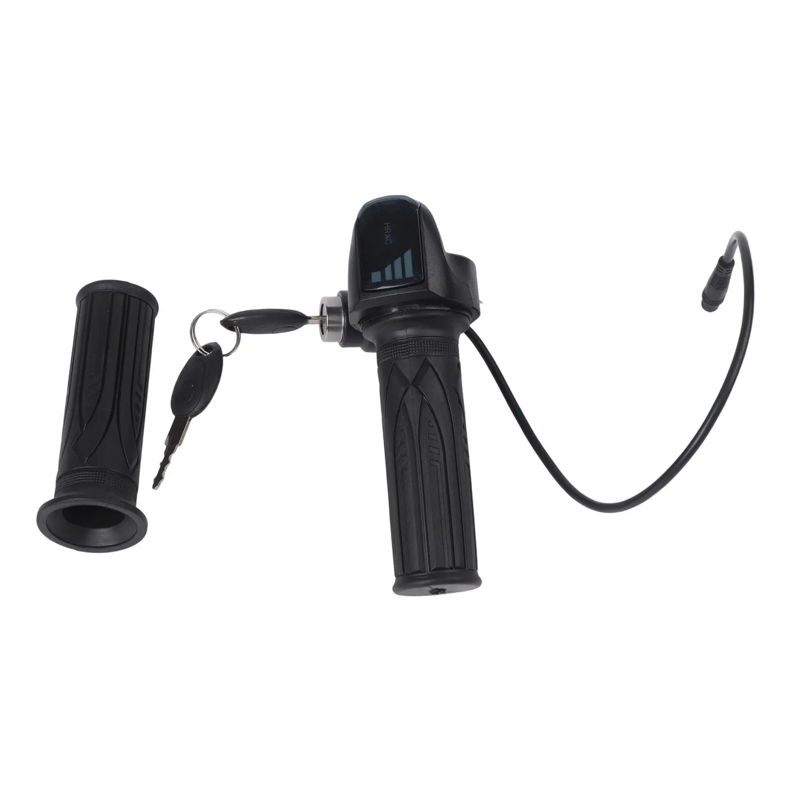 For Daily Commuting 48V E-bike Throttle Electric Scooter Throttle Control Handlebar Display ABS Rubber Construction