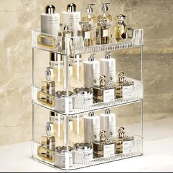 3 Tiers Bathroom Countertop Organizer Cosmetics Skincare Organizer Holder for Perfume Bathroom Organizers For Vanity Tray Sink