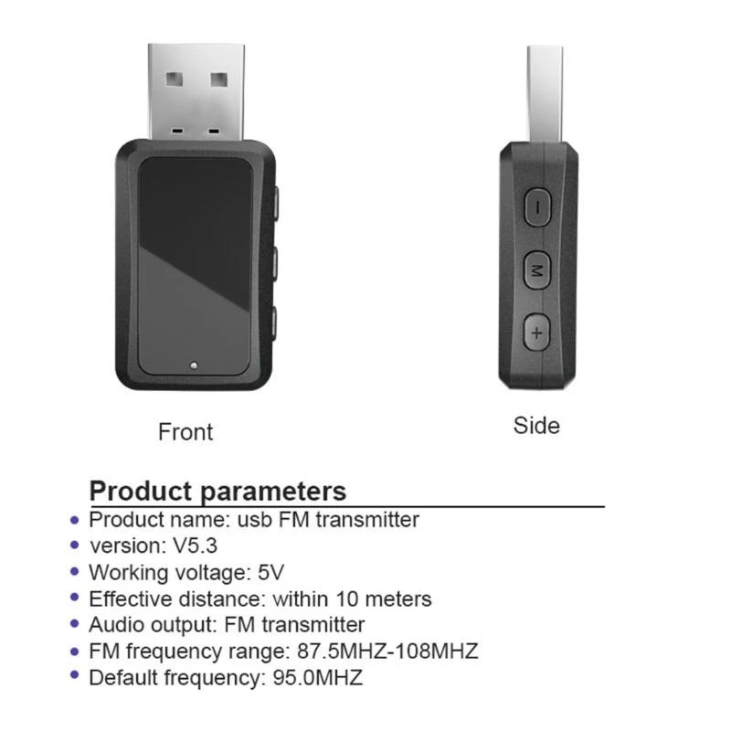 Y2GD Mudah Instalasi Bluetooth-Compatible 5.3 Adapter Ports Ports USB