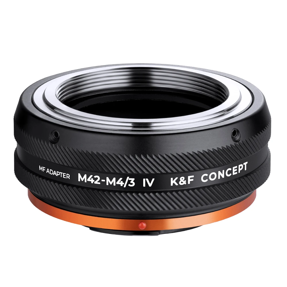 K&F Concept M42 to M4/3 IV Pro Lens Adapter for M42 Screw Mount Lens to Micro 4/3 MFT G3 G7 GH2 OM-D BMPCC