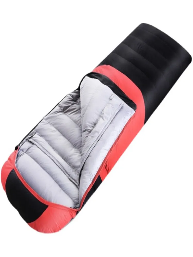 

The product can be customized. Sleeping bag adult outdoor winter minus 10 degrees 20 degrees cold-proof thick camping