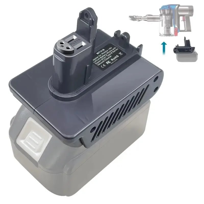 

Адаптер аккумулятора типа B для литий-ионного аккумулятора 18 В для мощности пылесоса/подметальной машины DC34 DC31 DC35 DC44 DC45 серии B типа B