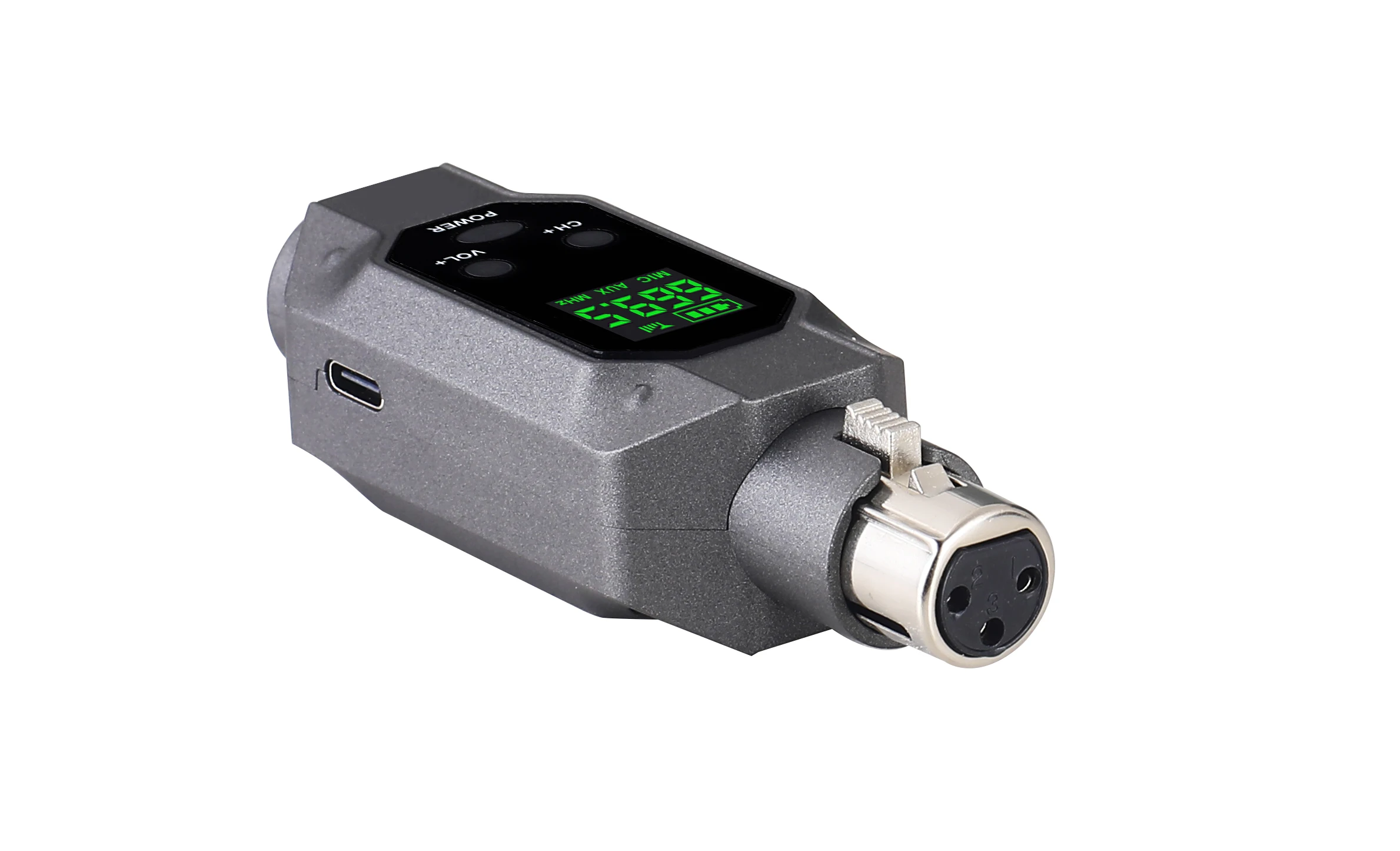 Sistem Mikrofon Nirkabel UHF TLF Xtuga C-950 Sepuluh Unit dengan Adaptor Mic XLR, Transmitter dan Receiver untuk Mic Dinamis