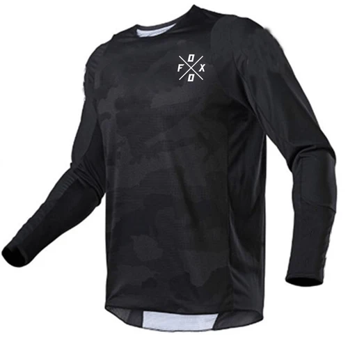 Imagen 2 del producto Foxo-Camiseta de manga corta para ciclismo, camisa para bicicleta de montaña Enduro, ropa para descenso, Mx, MTB, novedad
