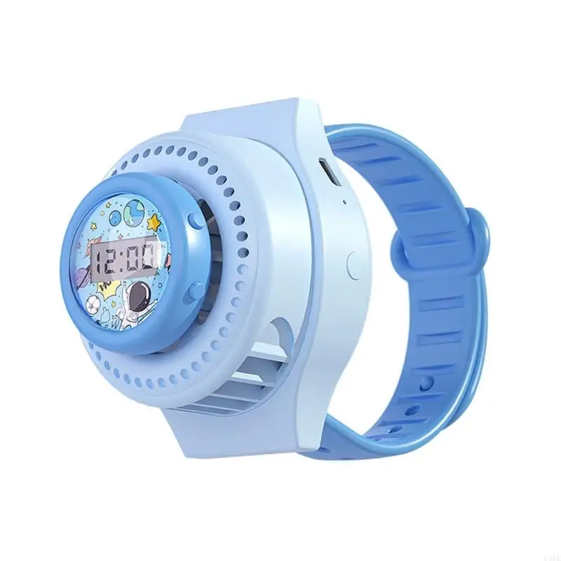 L8RE Rechargeable Fean с удобным ремешком на запястье на 3 -й скорость регулируемых портативных вентиляторов