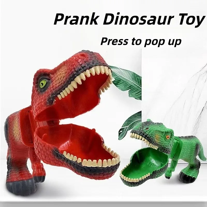 

Забавная игрушка-розыгрыш: телескопический пружинный манипулятор-акула, кусающий руку, динозавр-розыгрыш, игрушка для взаимодействия родителей и детей, новинка