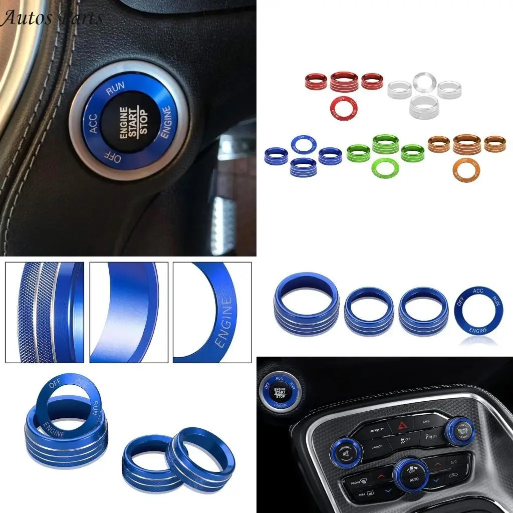 

57BA Кондиционирование кондиционера ручки управления для 15-21 Центральная консольная ручка кольцевой кольцевой