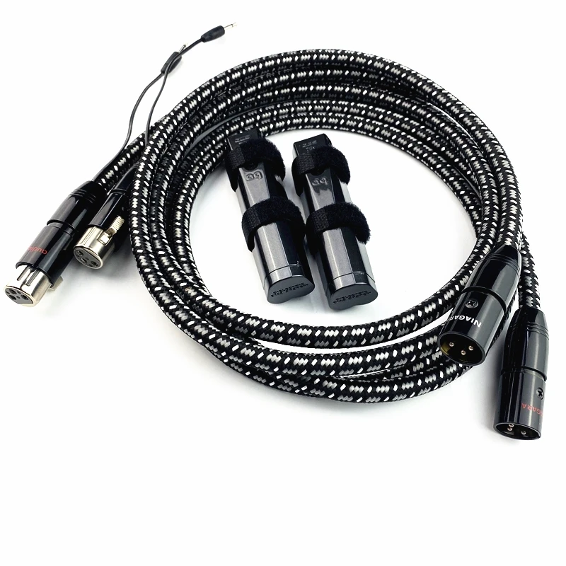 Para Niagara XLR kabel zbalansowany PSS srebrny 2XLR męski na żeński kabel Audio do wzmacniacza odtwarzacza CD