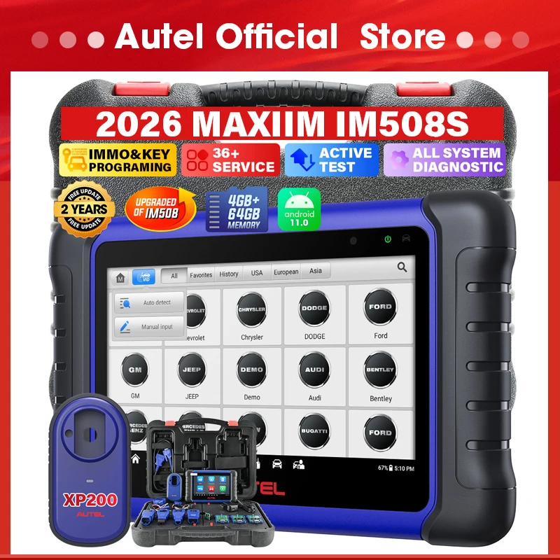 Autel MaxiIM IM508S XP400 PRO OBD2 Automotive Scanner IMMO Key Programming Diagnostic Tools For All Cars All-in-One Programmer