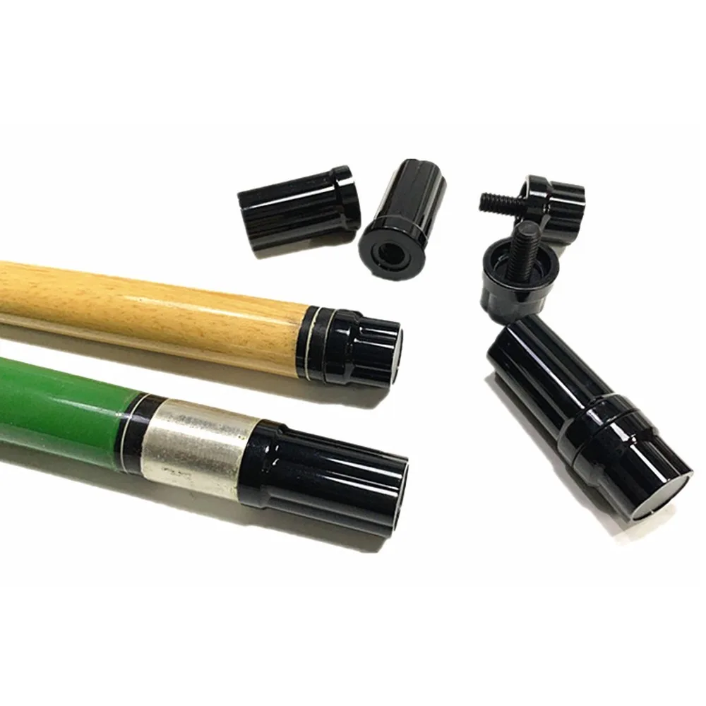 

2 шт. пластиковых защитных колпачков для соединения бильярдных киев, черные, с резьбой 3/8x10, для концов киев с резьбой 3/8x10