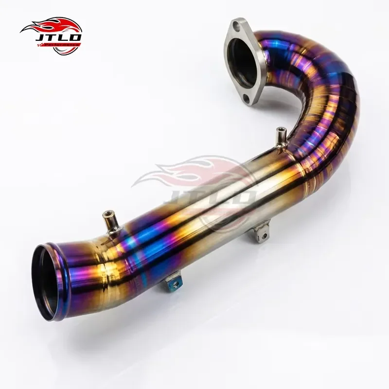 76MM Large Diameter Titanium Turbo Inlet Pipe High Flow Charge Pipe for Honda Civic Type R FK8 FK2