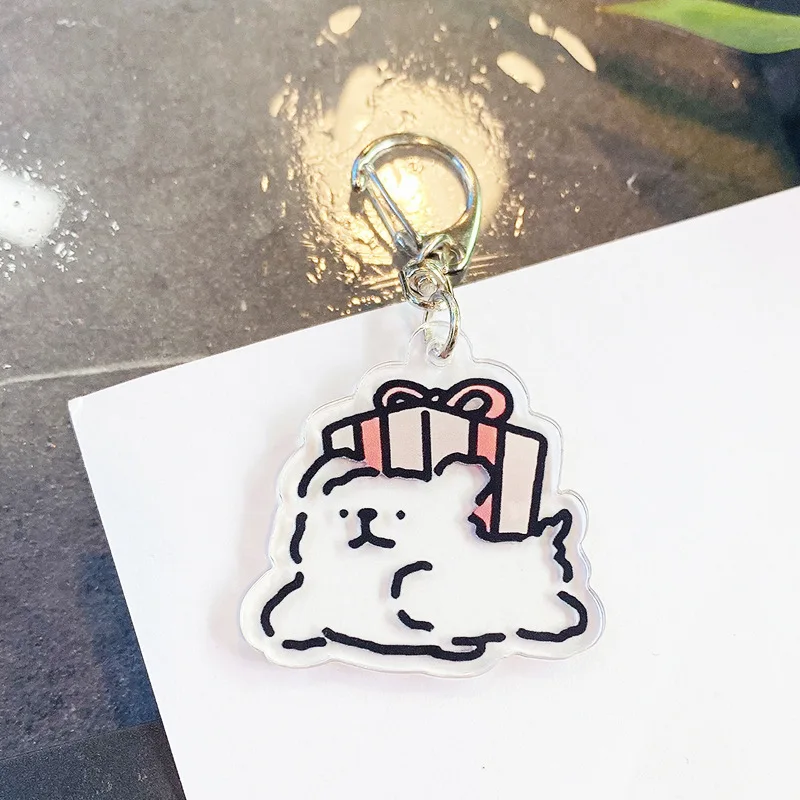 Брелок-для-ключей-с-изображением-мальтиской-собаки