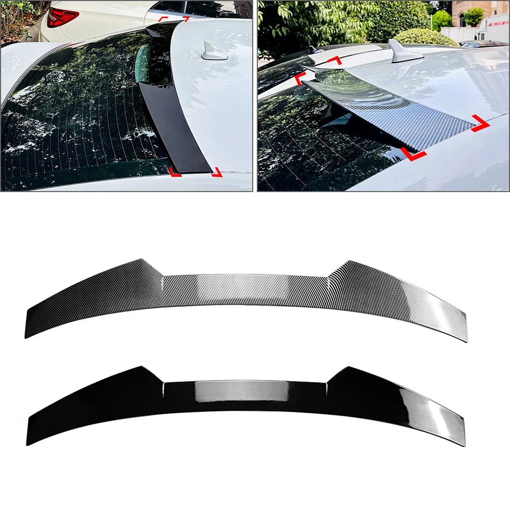 Car Rear Roof Spoiler Wing Lip ABS For Audi A3 S3 RS3 4-Door Sedan 2014 2015 2016 2017 2018 2019 2020 Glossy Black/Carbon Fiber