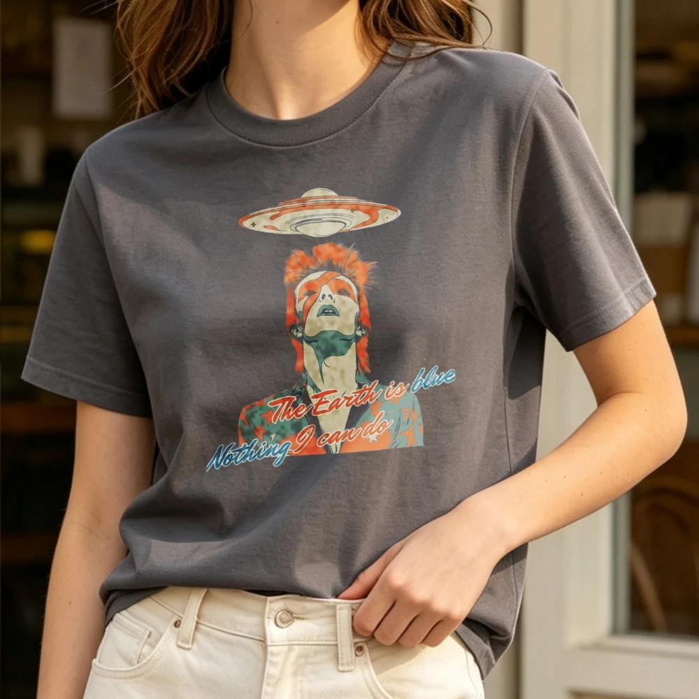 New Men'S And Women'S T-Shirt D-Davids Bowied Casual T-Shirt Short Sleeve T-Shirt Round Neck Clothes Printing Hot Sale 2026