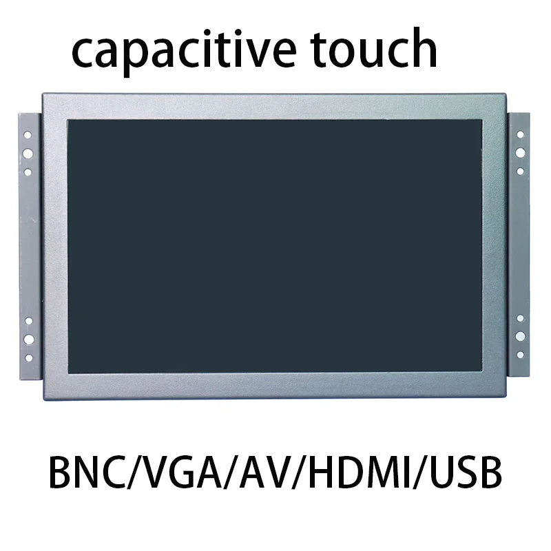 Zonlicht leesbaar 1000 nits 10,1 inch 1280 * 800 industriële open frame PCAP touchscreen LCD-monitor met BNC HDMI VGA USB