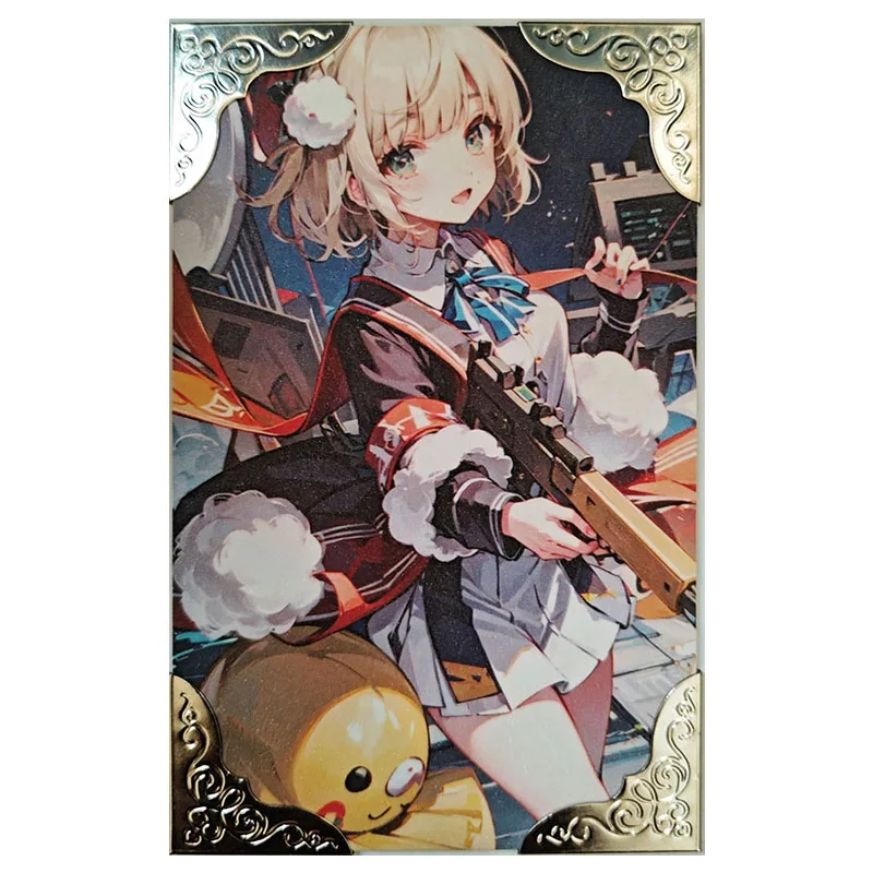 Anime Goddess Story Rare Refraction Game Collectible Cards Hancock Tsukino Usagi Hu Tao Xiangling Toys for boys Birthday Present