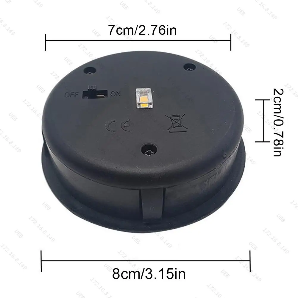 Vervangende zonnelampvoet / LED-lamp LED-lamphouder IP44 Waterdicht Sfeer Versier lichthouder voor buitentuin