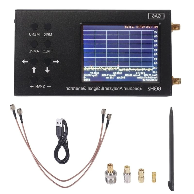 ABCL SA6 Handheld Spectrum Analyzer Signal Generator 35-6000Mhz