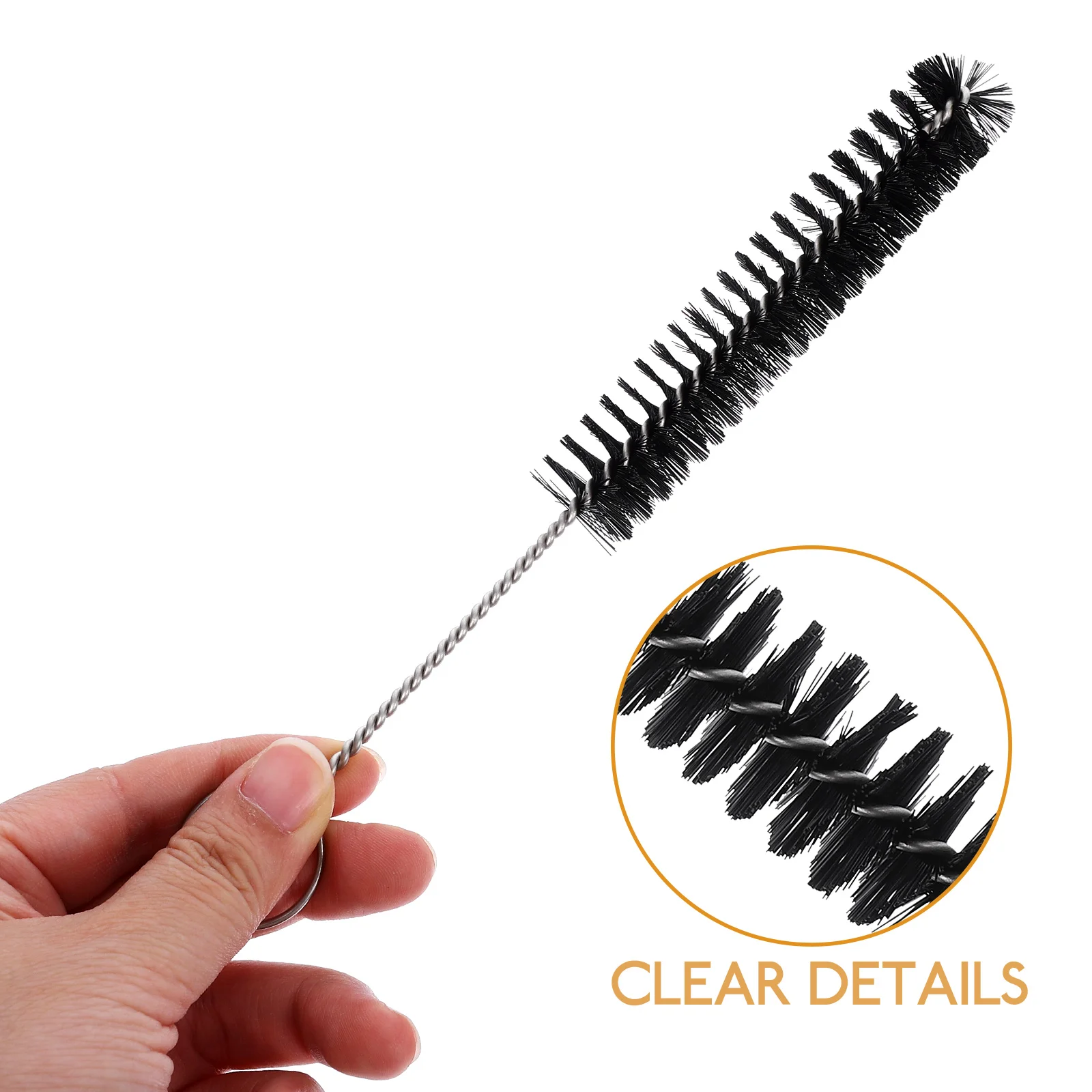 

1 set Dual Head Cleaning Brush Set Stainless Steel Spring Pipe Cleaner Long Tube Brush Clog Remover Household Tools