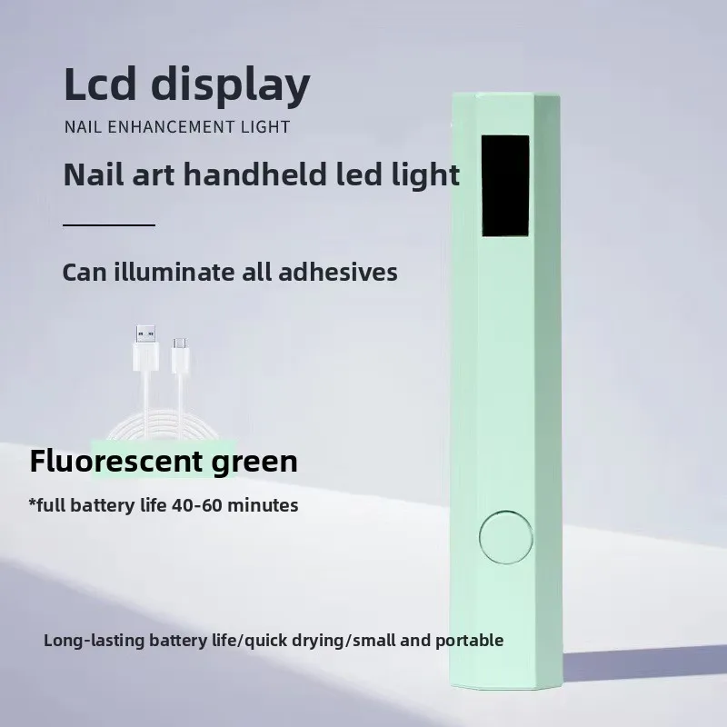 نموذج LCD لشحن مصباح كلمة واحدة مع شاشة LCD لمصباح العرض المنزلي المحمول