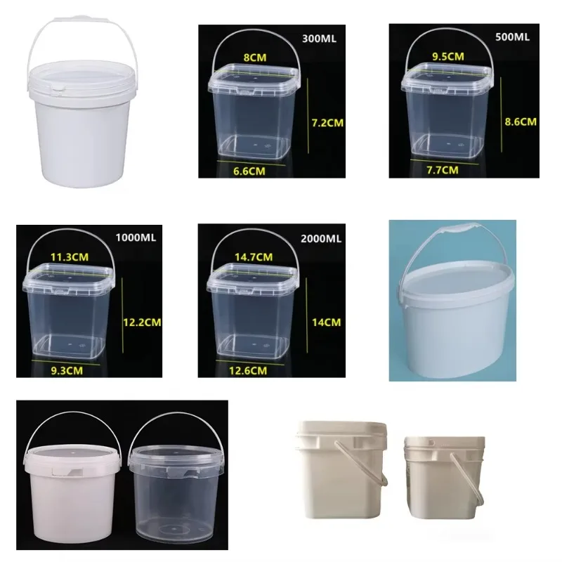 1000Ton Plastic Paint Bucket With Lid Making Machine Clear Plastic Bucket  Molding Machine